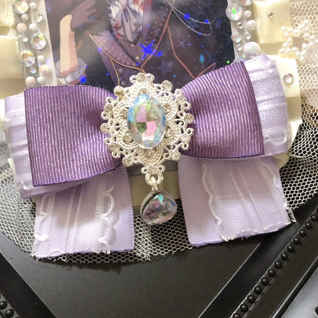 デコ硬質ケース B8 パープル