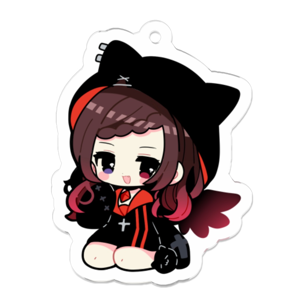 †漆黒アクリルキーホルダー(素敵ver)†
