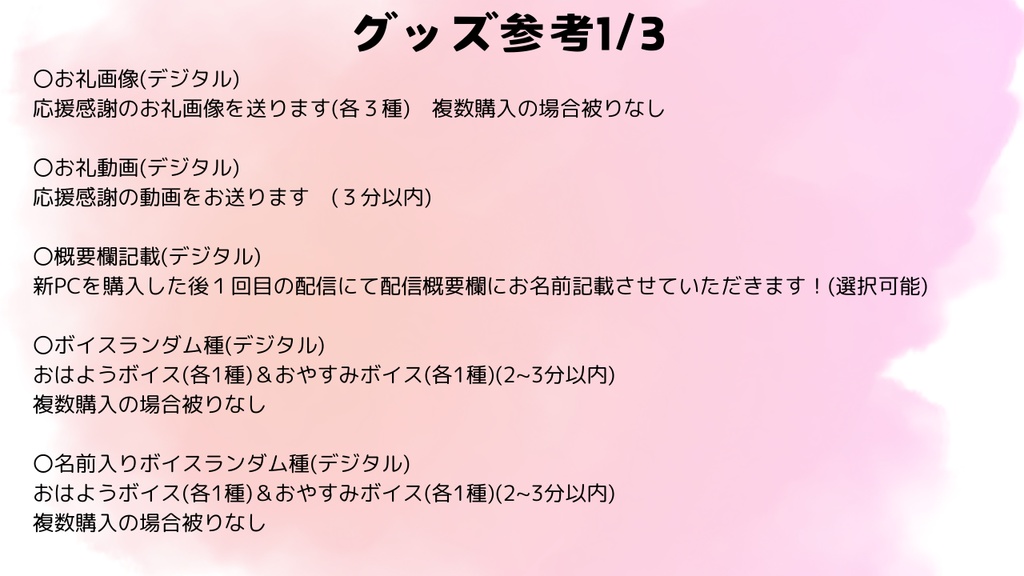 【3-1】漆黒を救ってくれ-グッズを添えて【さんきゅ・ありがと・ボイス・デジタル】