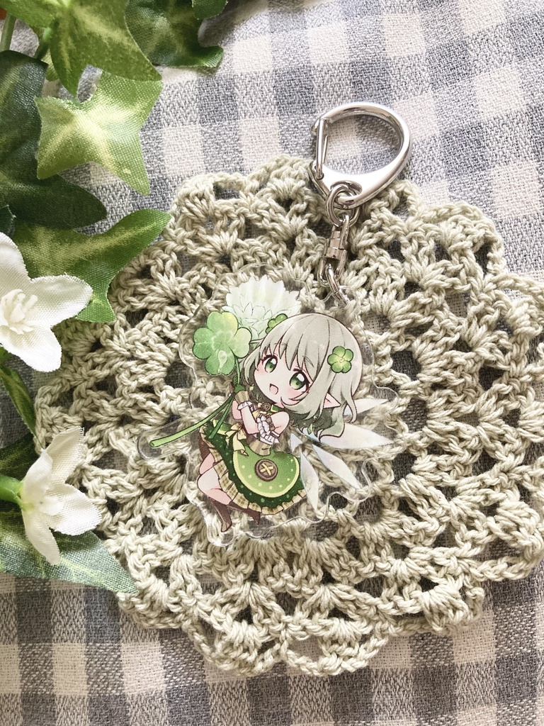 🍀しずく🍀妖精さんアクリルキーホルダー