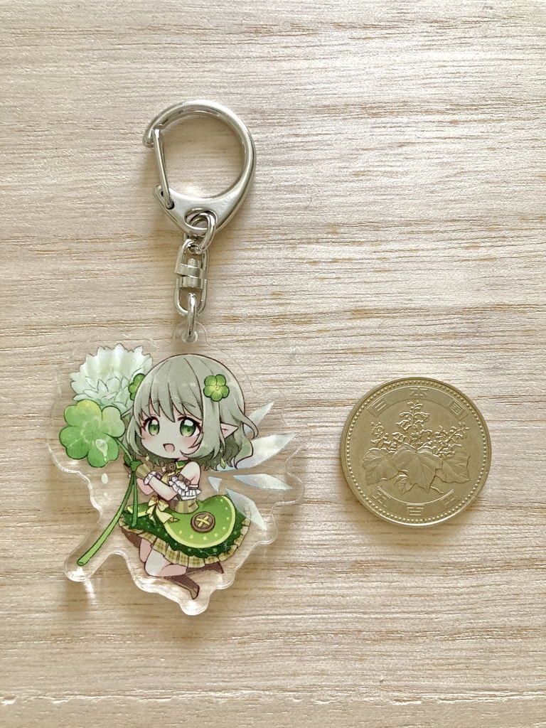 🍀しずく🍀妖精さんアクリルキーホルダー