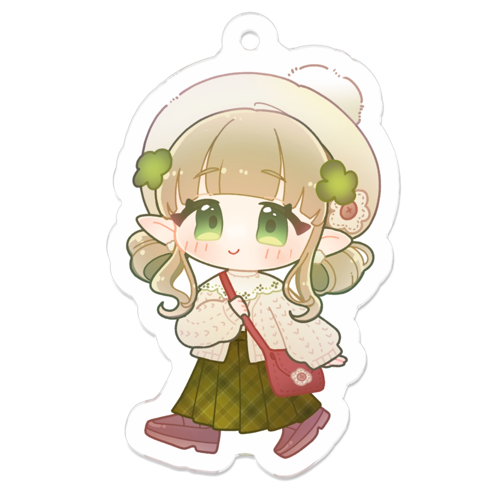 秋服しずくのお散歩アクリルキーホルダー