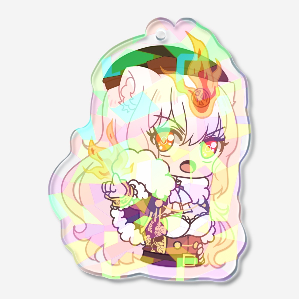 Kiralushia's Holographic Acrylic Key Chain