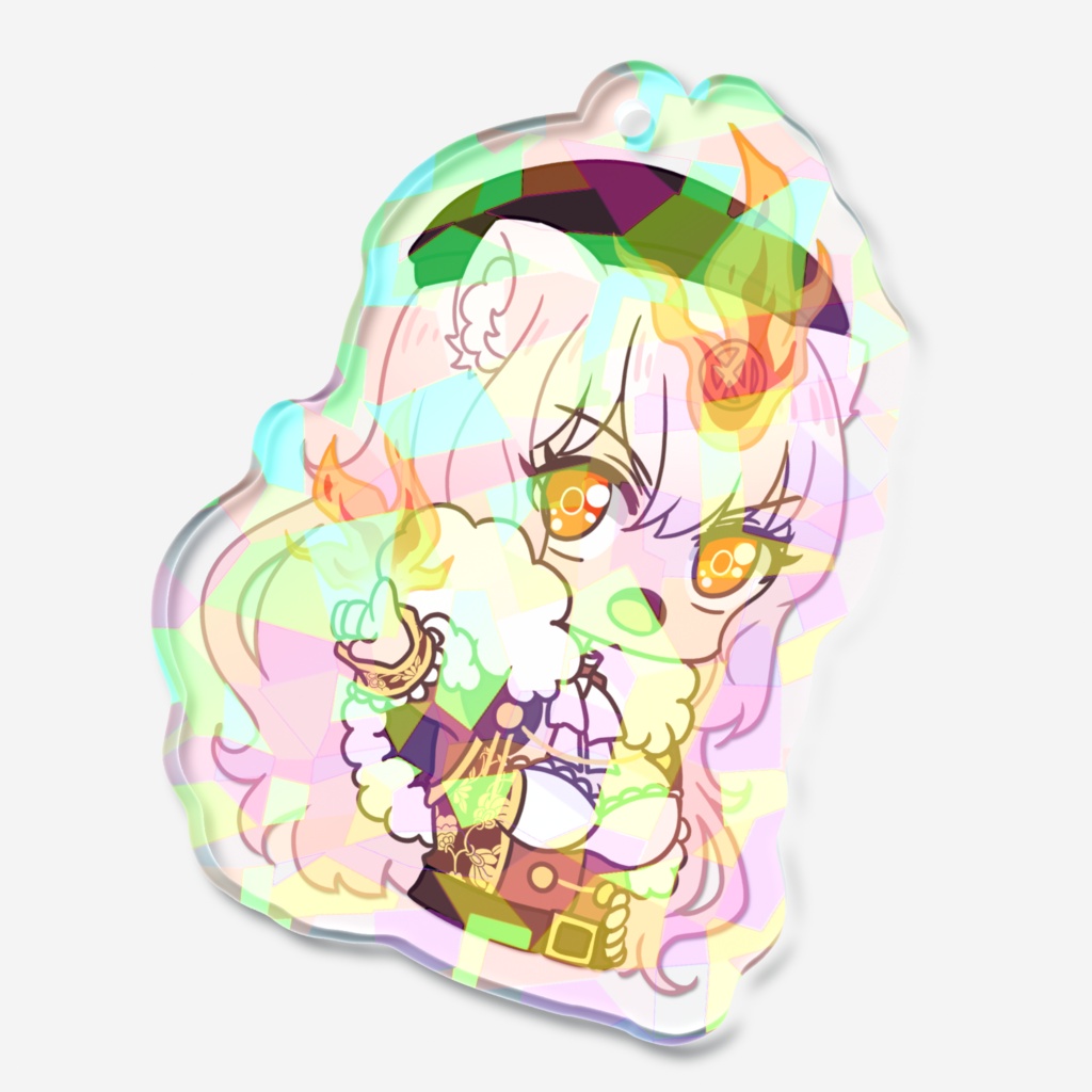 Kiralushia's Holographic Acrylic Key Chain