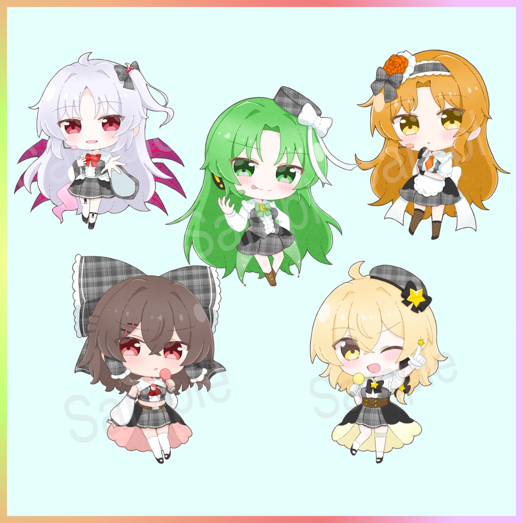 【グッズ】歌うよ！キャラクター アクリルキーホルダー