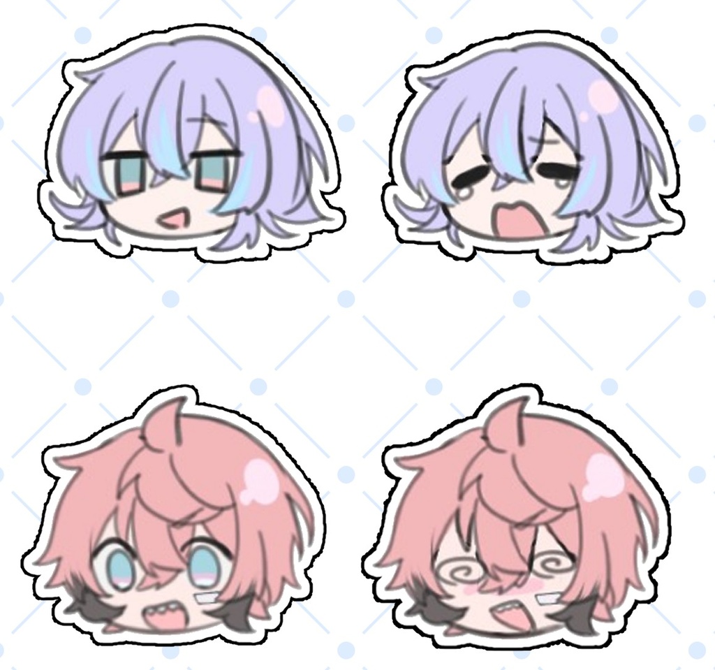 アクリルパーツ入りキーホルダー