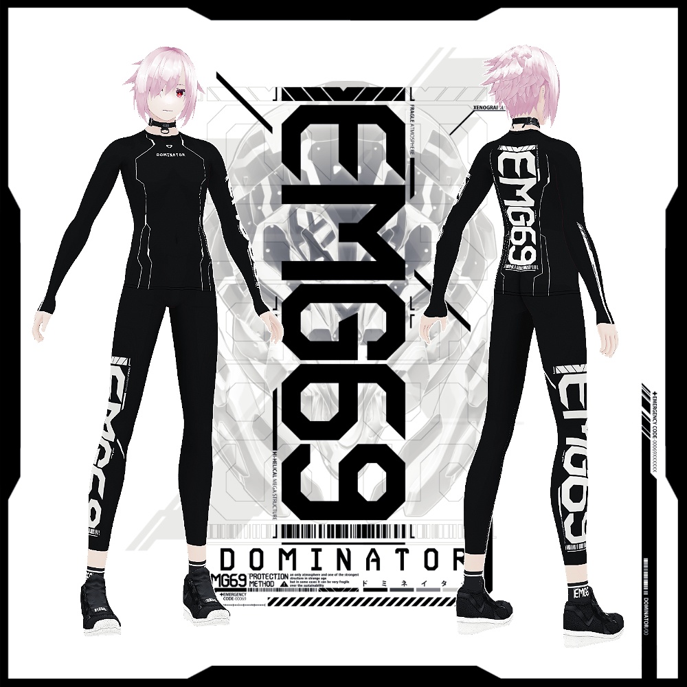 オリジナル3Dアバター《シェリル&ダリル》+VRoid用テクスチャ