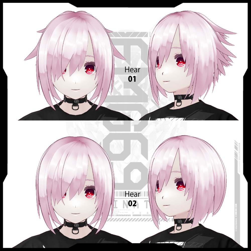 オリジナル3Dアバター《シェリル&ダリル》+VRoid用テクスチャ