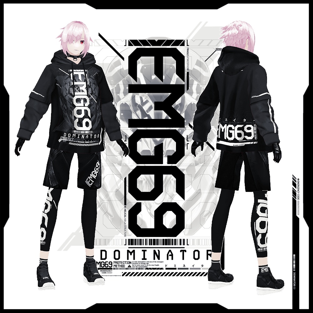 オリジナル3Dアバター《シェリル&ダリル》+VRoid用テクスチャ