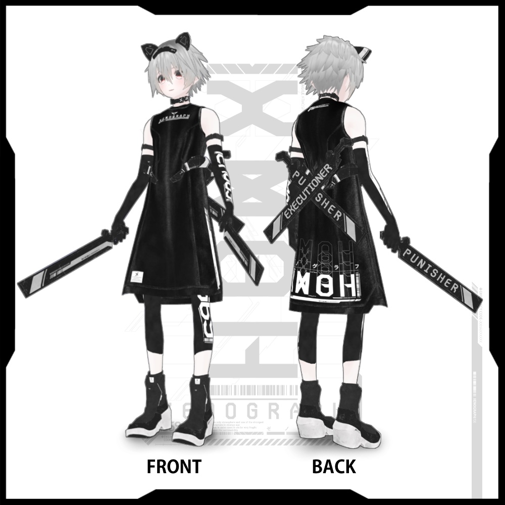 XENOGRAPH オリジナル3Dアバター『Føw - フォウ-』