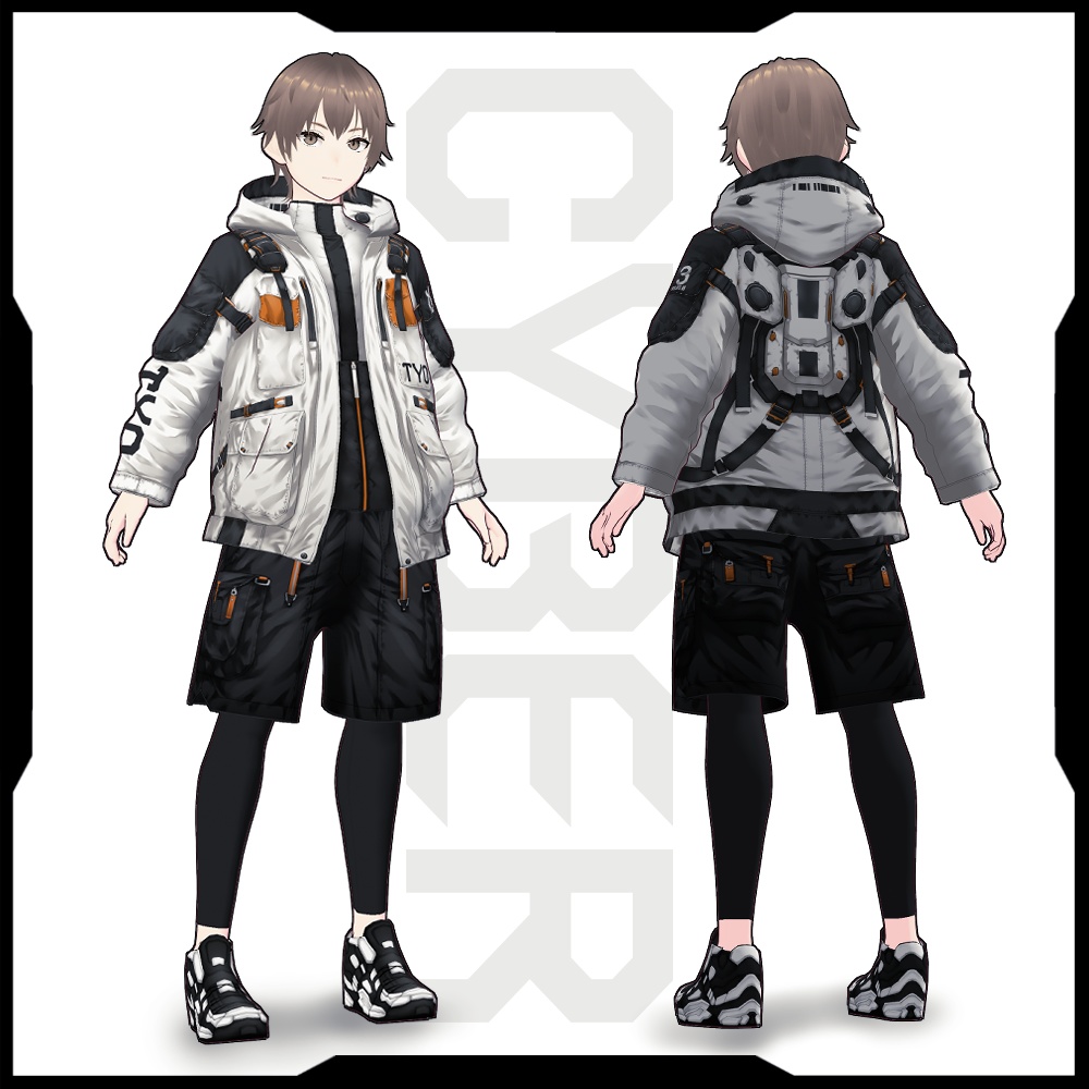 【VRoid】CYBER/WEAR ver.α アルファ