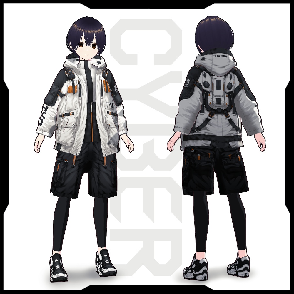 【VRoid】CYBER/WEAR ver.α アルファ