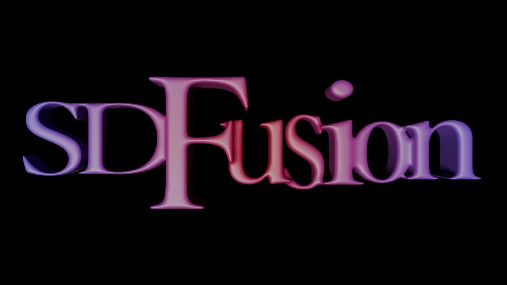 SDFusion | ブーリアン管理による簡易SDFアドオン