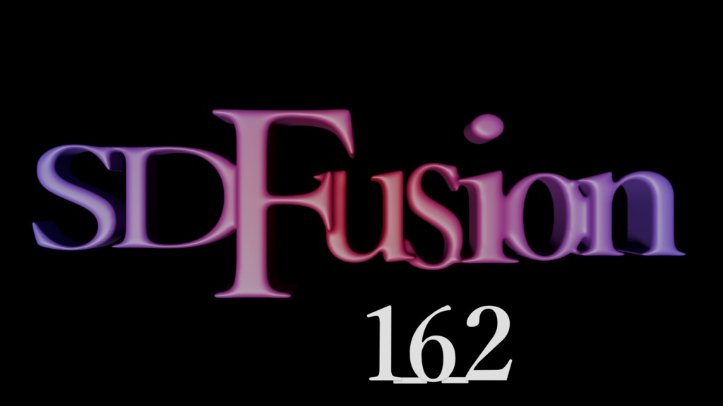 SDFusion | ブーリアン管理による簡易SDFアドオン