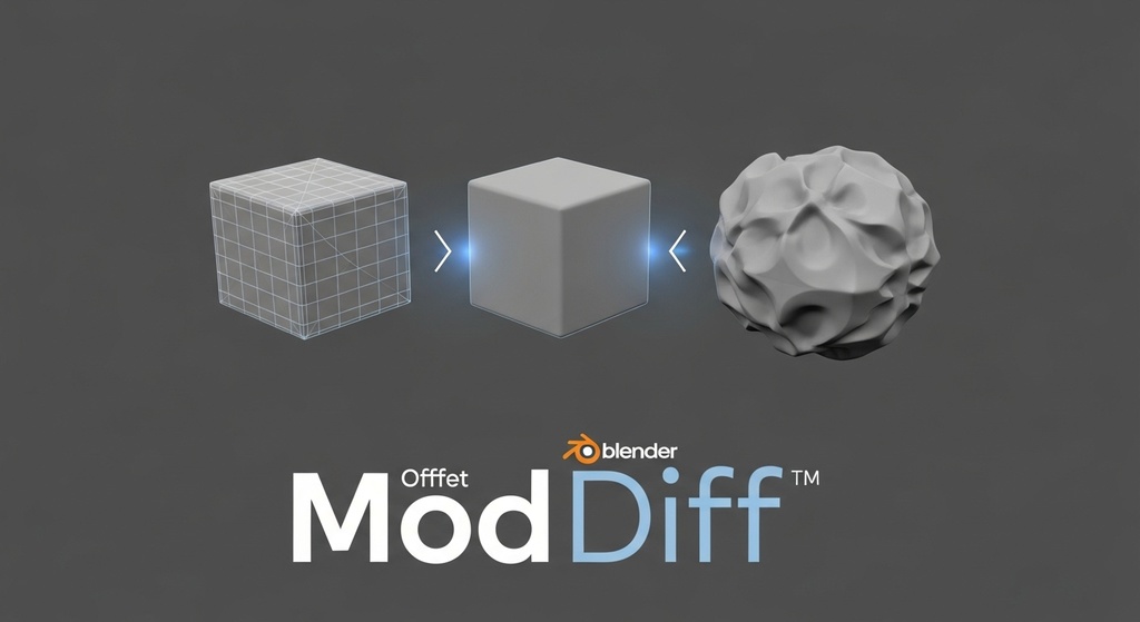Moddiff|モディファイア適用のコピー作成アドオン