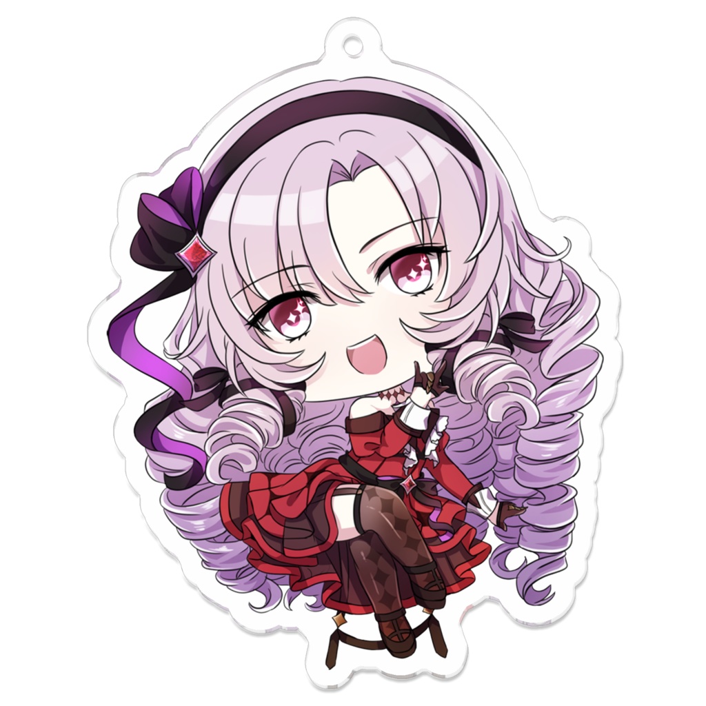 壱百満天原サロメ Hyakumantenbara Salome keychain Nijisanji