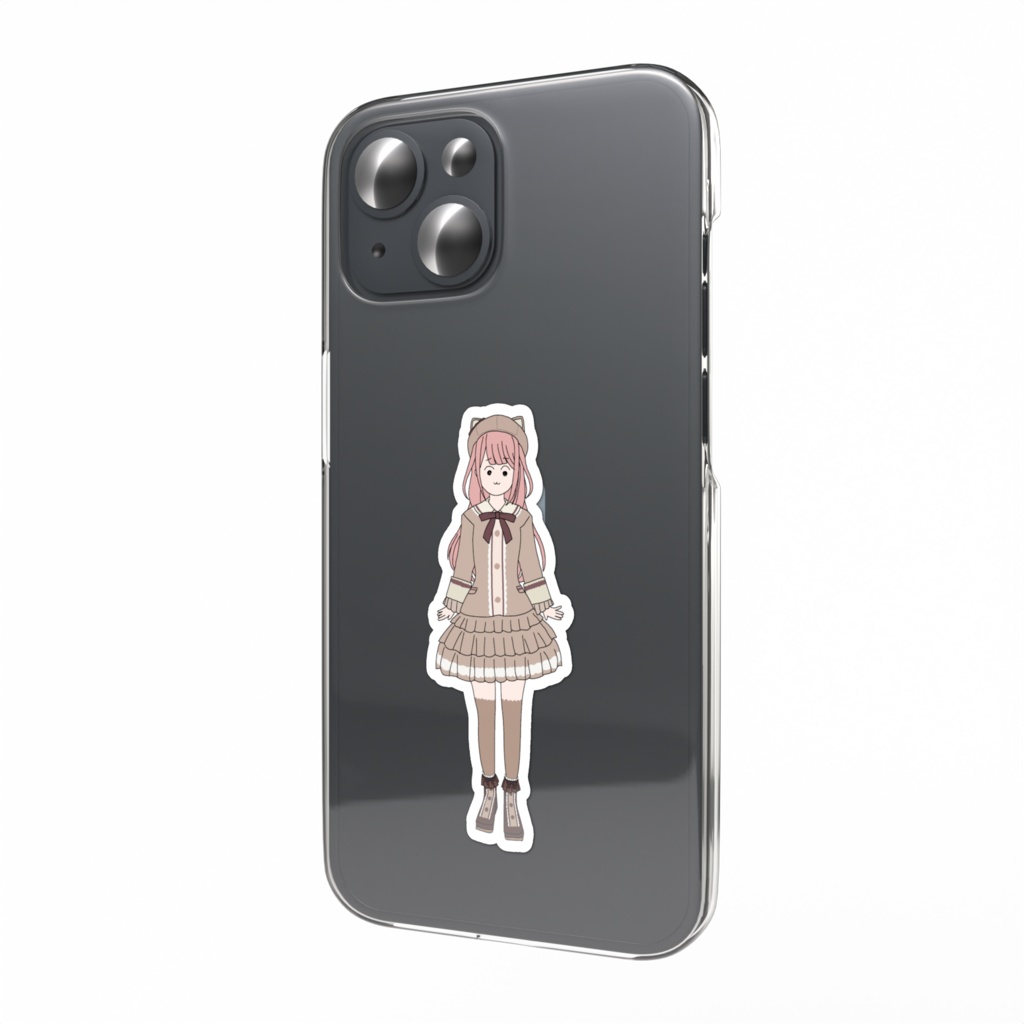桃那のな スマホステッカー(全身)