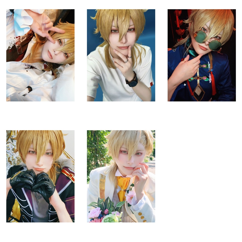 チェキ風カード(ランダム)落書き有り