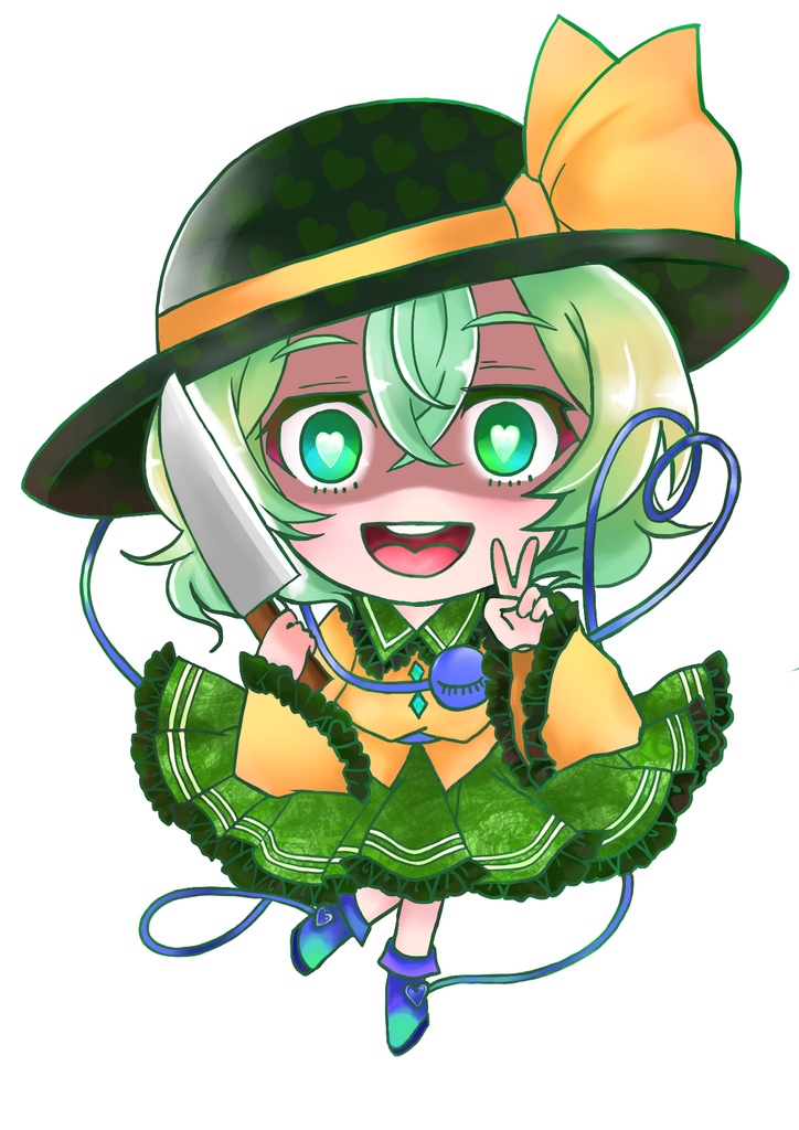 古明地こいし　アクリルキーホルダー