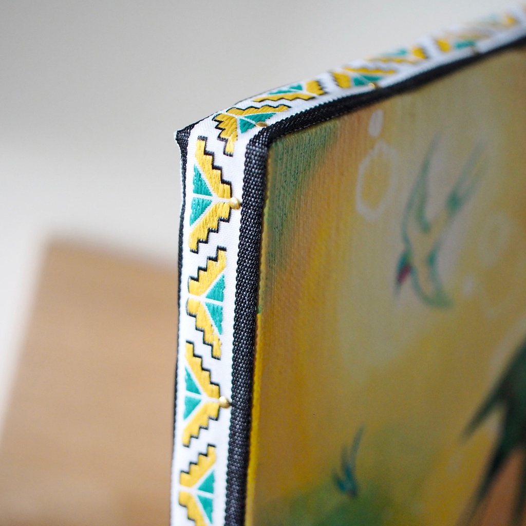 原画》旋回ツバメ《キャンバスsizeF0号》