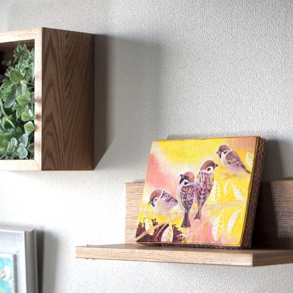 原画》すずめ!すずめ!《キャンバスsizeF0号》