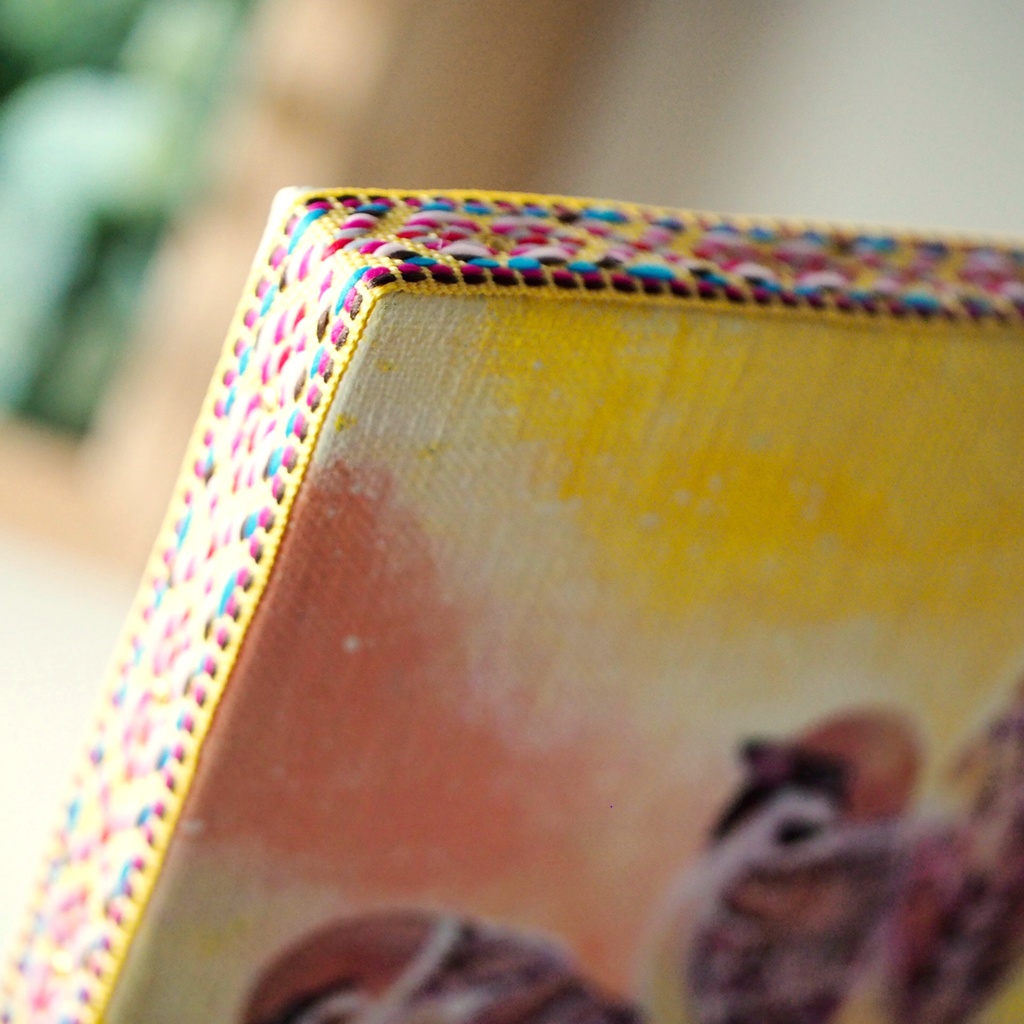 原画》すずめ!すずめ!《キャンバスsizeF0号》