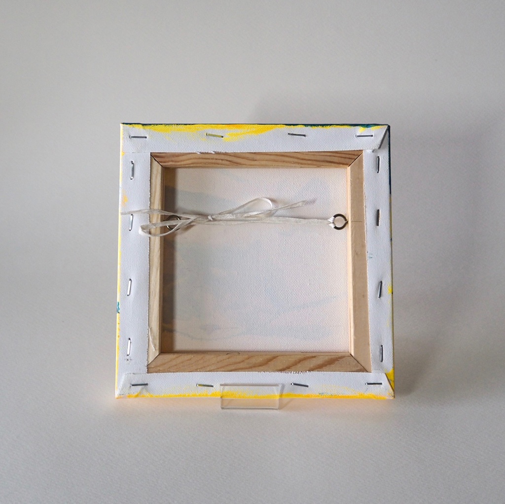 原画》猫が毛布に住んでいる《キャンバスsizeS0号》