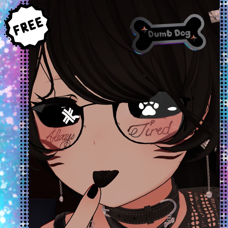 タダ [Free Item] Dumb Dog Pin