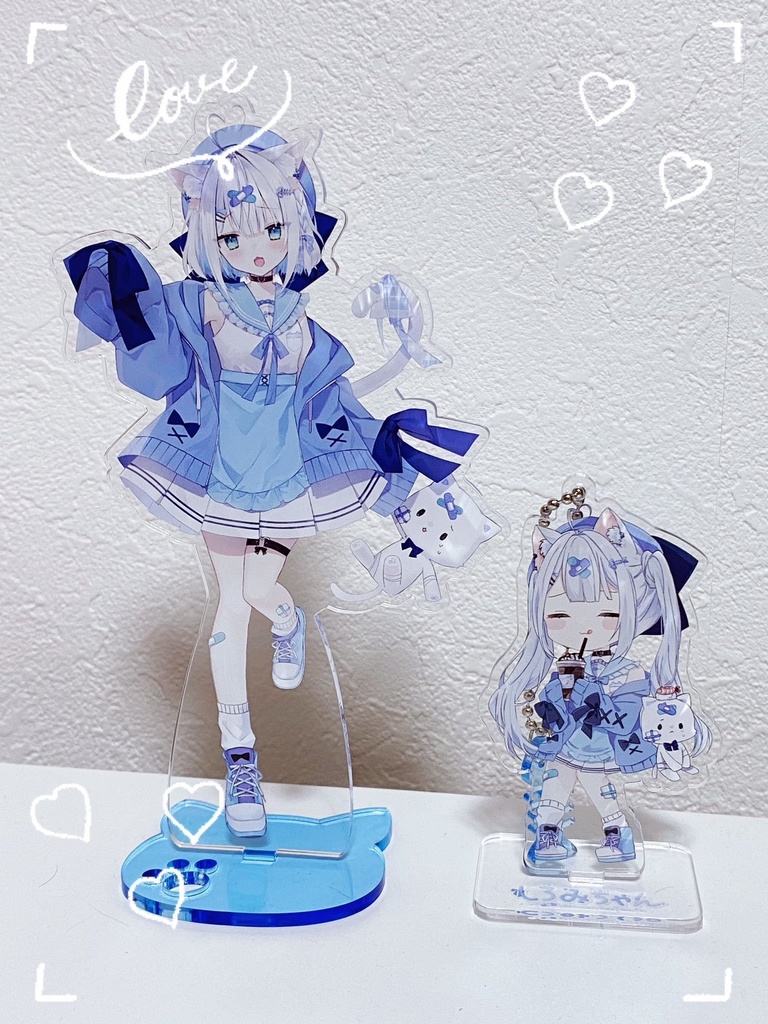 しろみちゃん アクリルキーホルダー（在庫のみ） - しろみちゃん