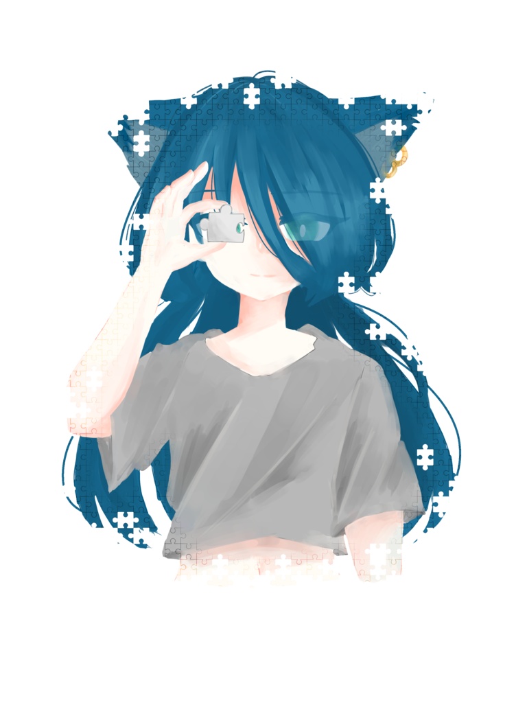 『パズルピース』ステッカー