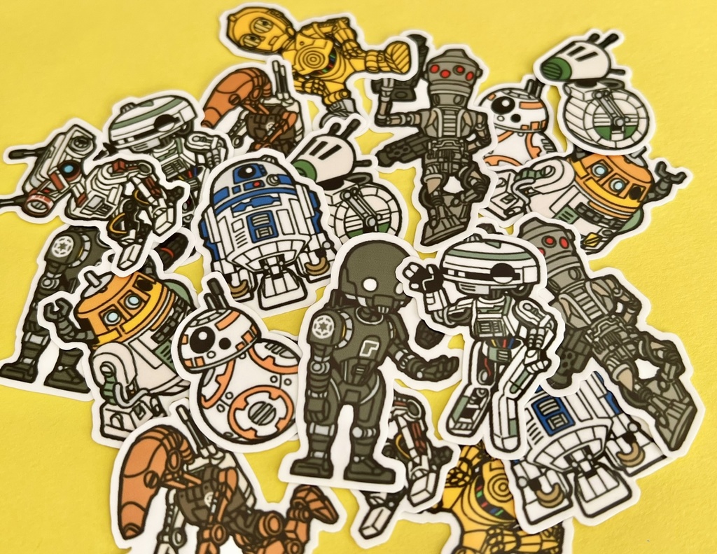 ドロイドフレークシールセット　"Familier Faces" Pack