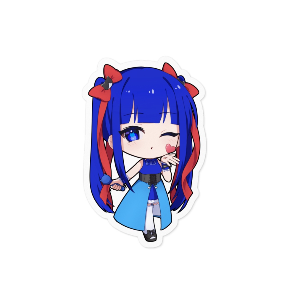藍海てるSDステッカー
