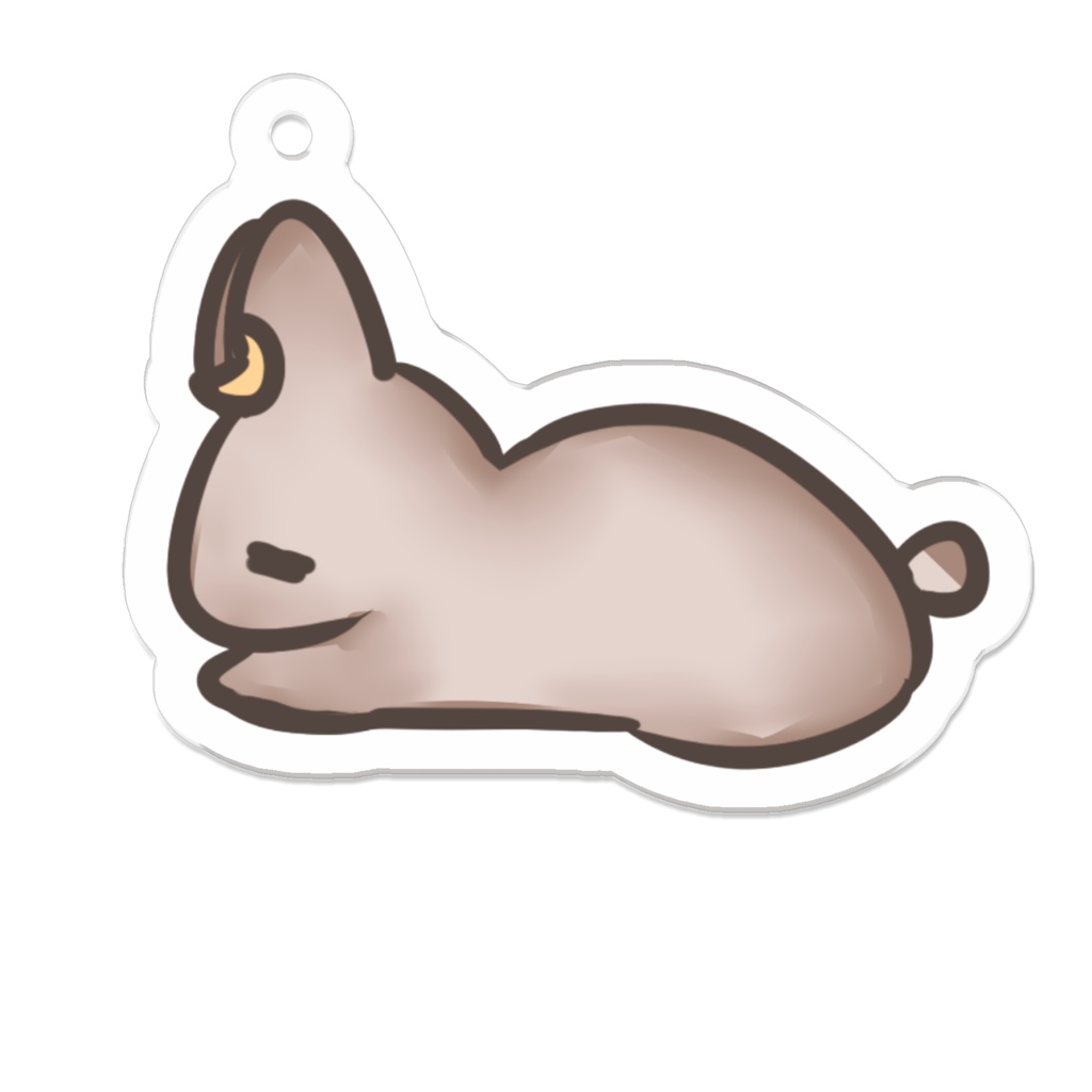 ねむねむうさたアクリルキーホルダー