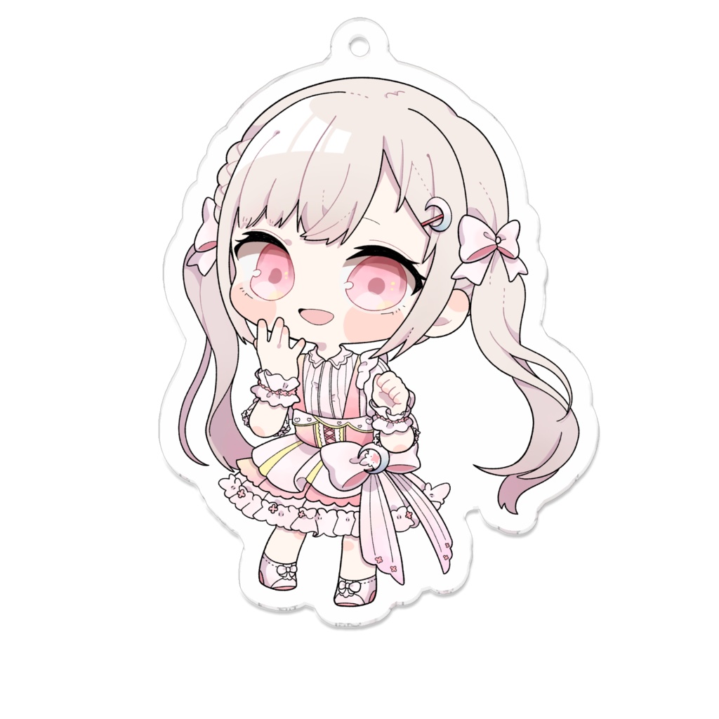 月乃一花アクリルキーホルダー にこっ