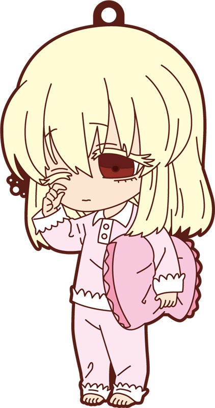 死にたがり少女と食人鬼さん ラバーストラップセット①(白&あきら)【AGF2016】