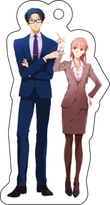 ヲタクに恋は難しい POOL原画展超アクリルキーホルダー(成海×宏嵩/小柳×樺倉)【POOL原画展】