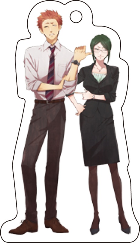 ヲタクに恋は難しい POOL原画展超アクリルキーホルダー(成海×宏嵩/小柳×樺倉)【POOL原画展】