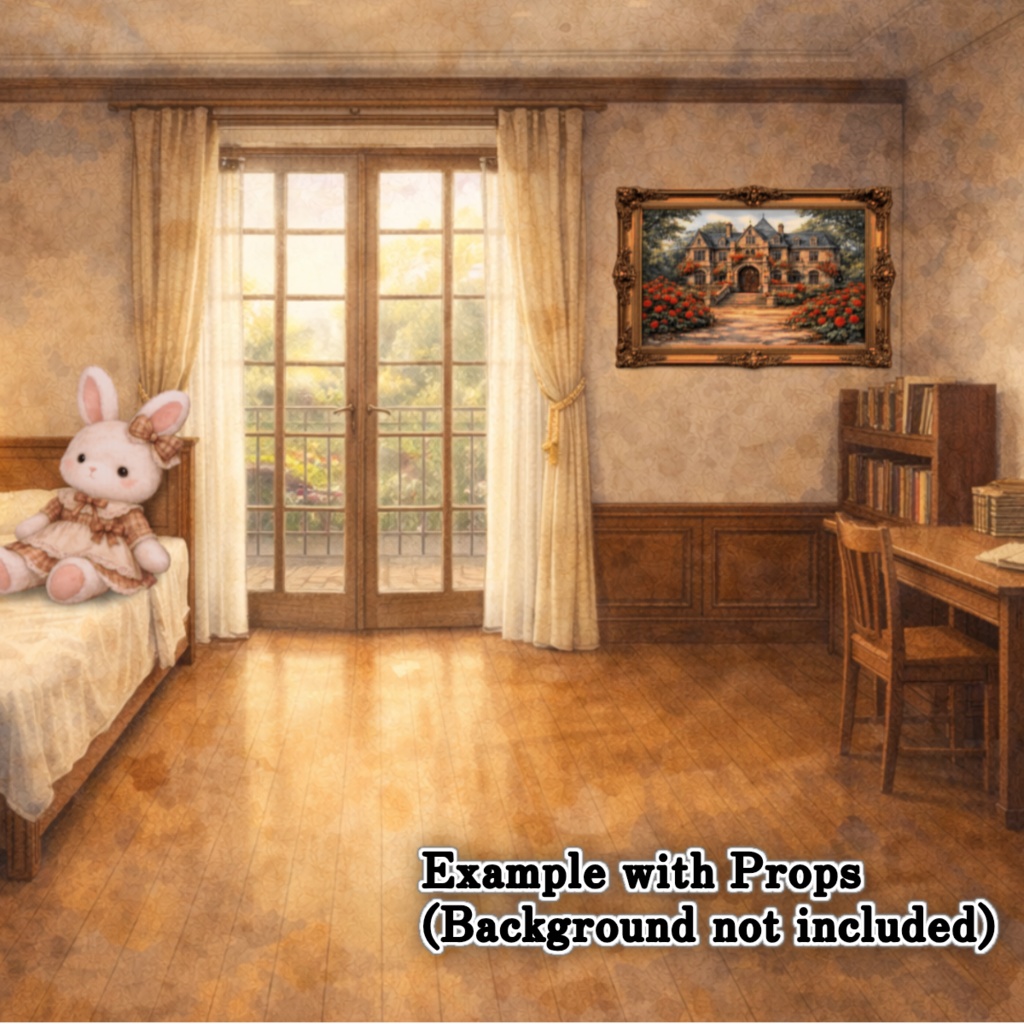 薔薇の洋館TRPG小物素材集① Rose Mansion Props Set Vol.1