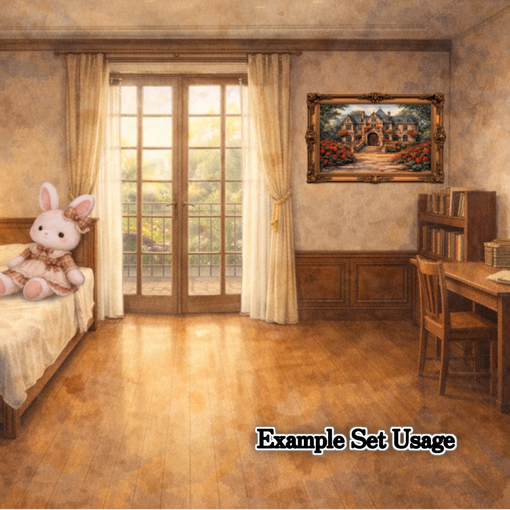 薔薇の洋館TRPG素材集 完全版① / Rose Mansion Complete TRPG Asset Set Vol.1