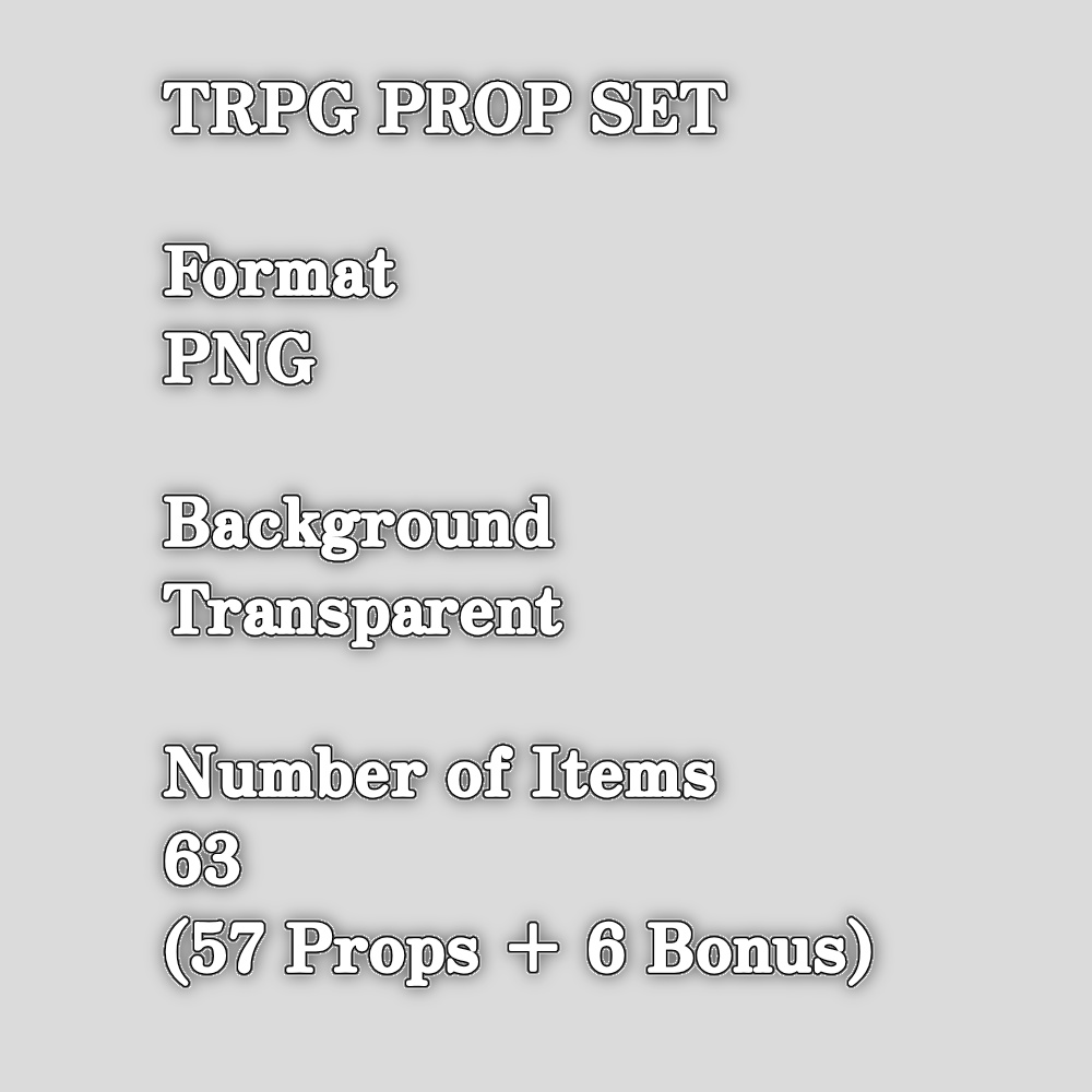 TRPG小物素材集 薔薇・廃墟・追憶の洋館セット