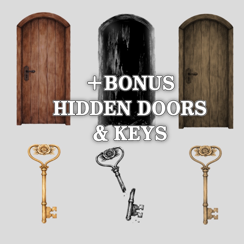 TRPG小物素材集 薔薇・廃墟・追憶の洋館セット