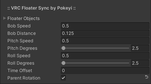 VRChat Floater Sync - UdonSharp Script Tool