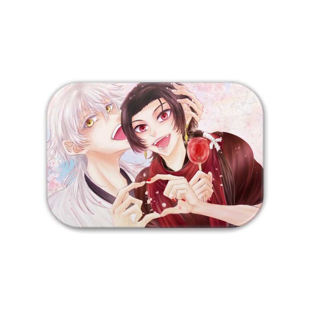 鶴清缶バッチ【2種】