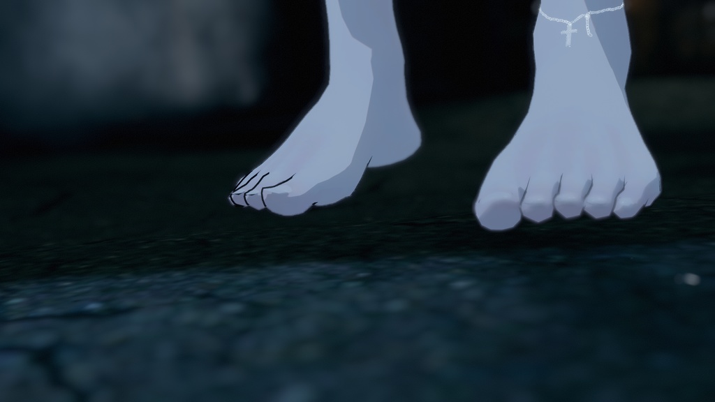 『Grus』 cross anklet / 十字足首