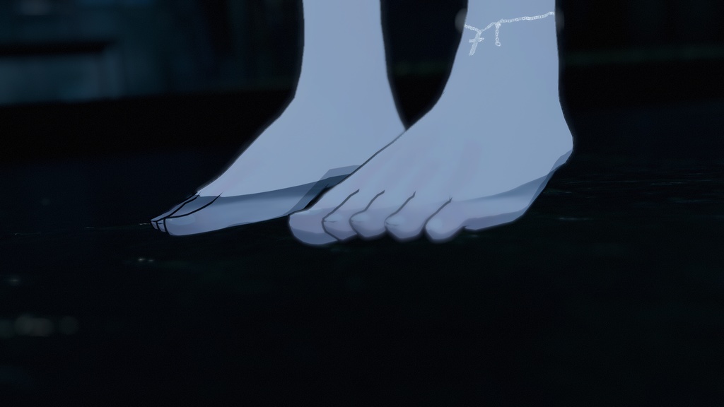 『Grus』 cross anklet / 十字足首