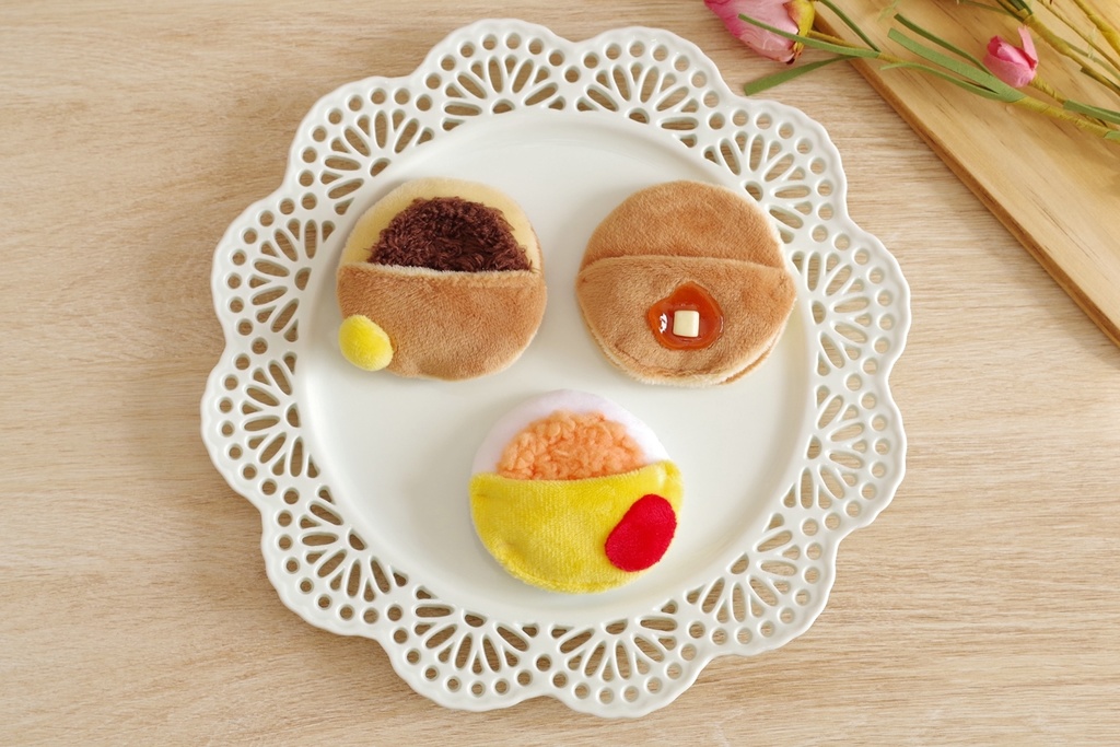 ちいさなおふとん どら焼き・パンケーキ・オムライス