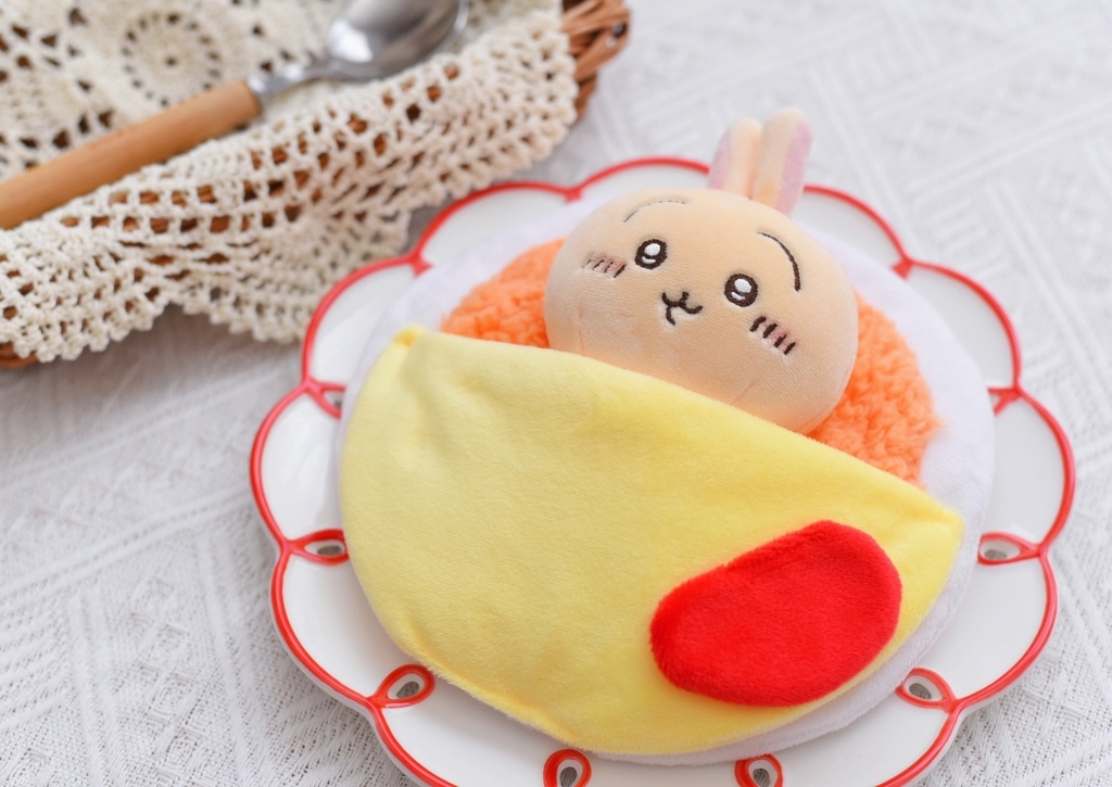 ぬいぐるみのお布団 オムライス