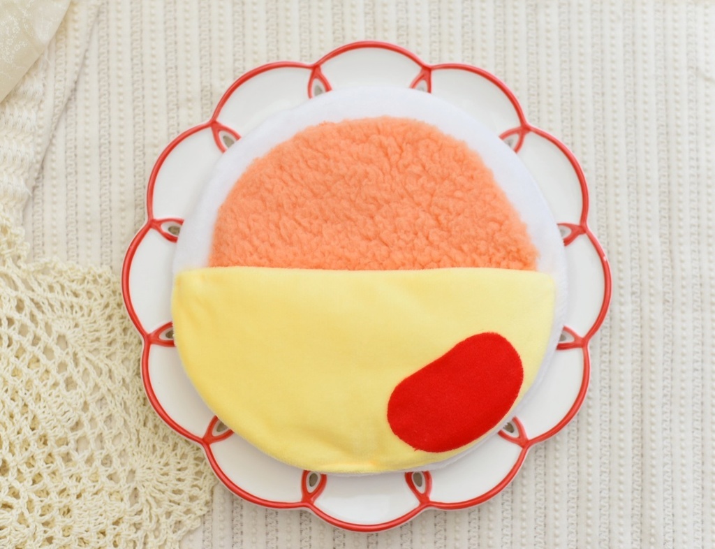 ぬいぐるみのお布団 オムライス