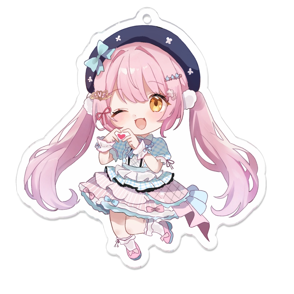 羽咲なのは アクリルキーホルダー💗