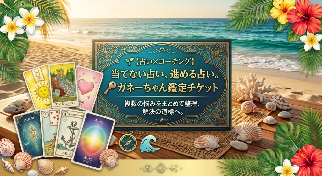 【占い×コーチング】当てない占い、進める占い。｜ガネーちゃん鑑定チケット